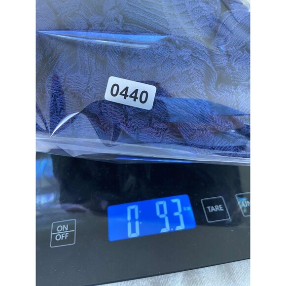 Rabbit Rabbit Rabbit Size M Blue Lace Overlay Dress Wedding Guest Stretch Party - Picture 8 of 8